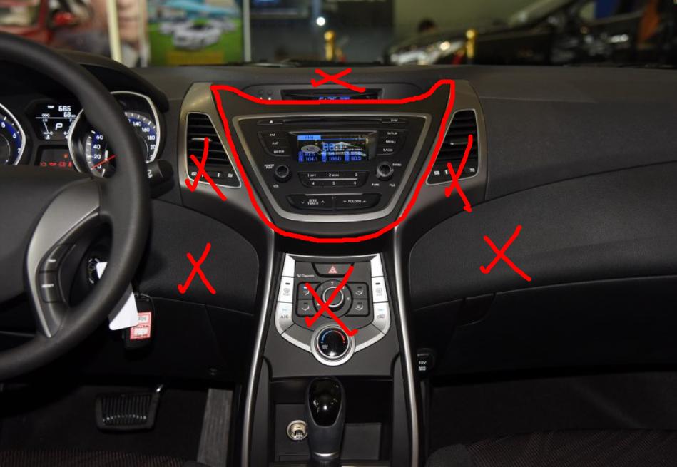 现代朗动大屏导航效果图,二手现代朗动导航仪