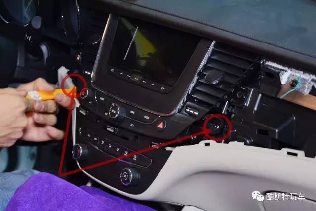 威朗改装大屏导航接线,别克威朗飞歌导航