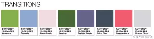 2017年的流行色草木绿,今年流行色薄荷绿