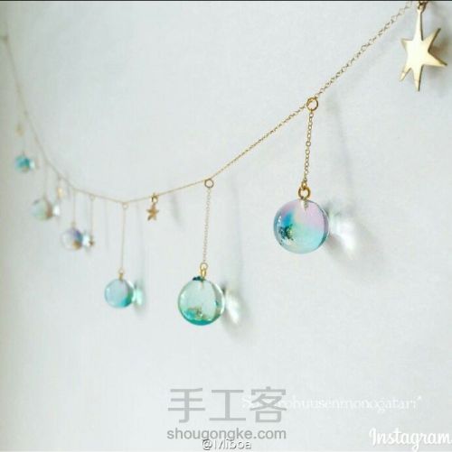 滴胶手工制作教程,滴胶梦幻流沙制作全过程