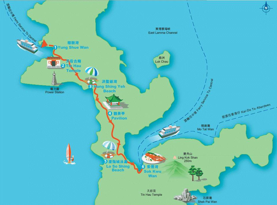 香港最全游玩路线推荐图,香港旅游全攻略地图