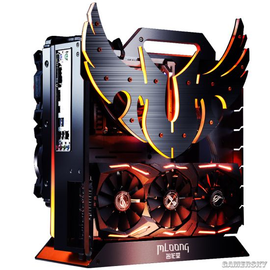 长翅膀的电脑见过吗?“天使之翼”小钢炮开箱鉴赏