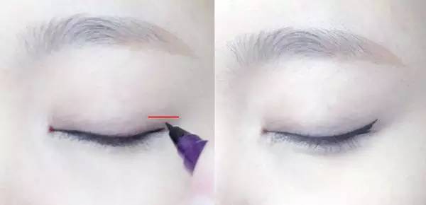 眼线的画法步骤图新手怎么画眼线,不会画眼线怎么做眼线好看