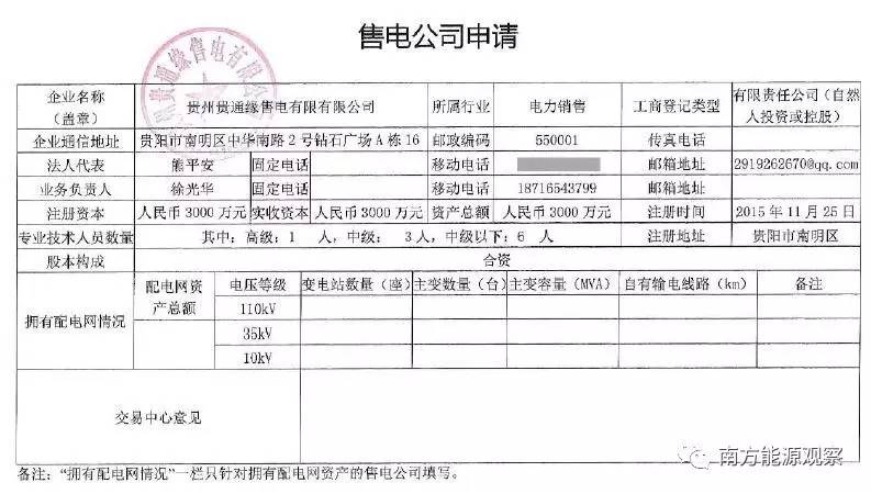 贵州售电公司排名一览表,目前贵州售电公司情况