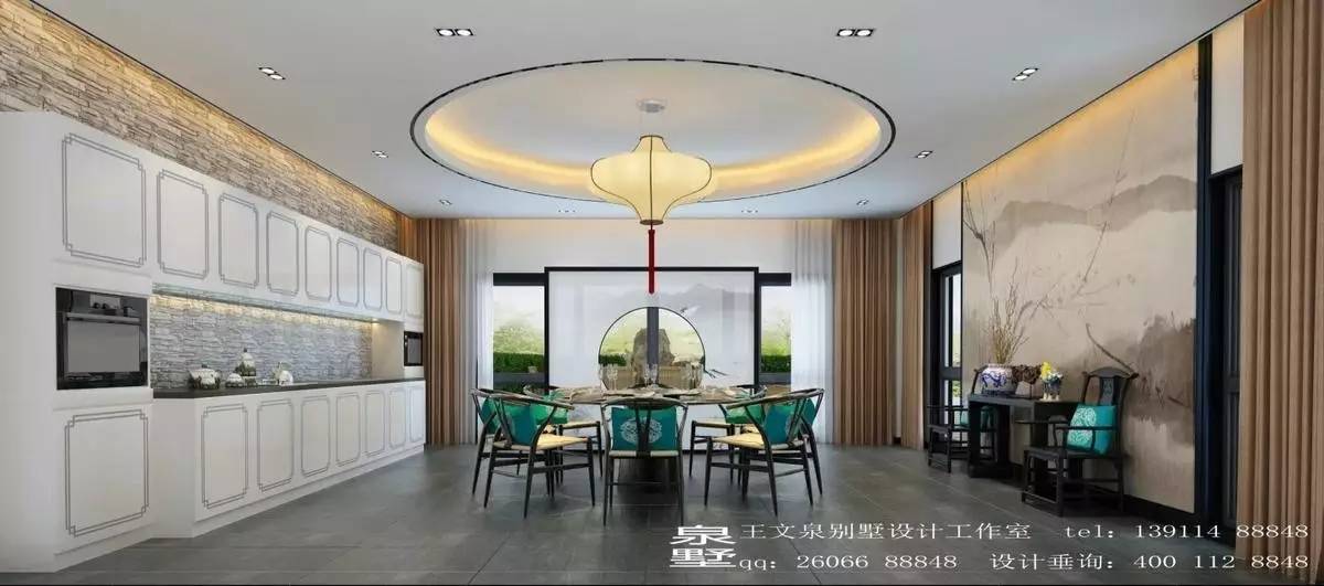 王文泉简欧别墅样板间室内设计,王文泉别墅设计