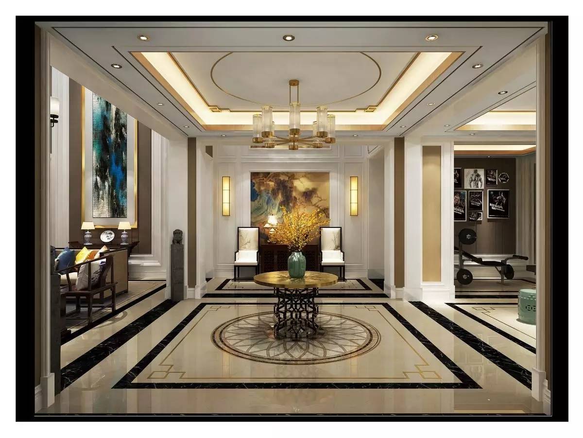 王文泉简欧别墅样板间室内设计,王文泉别墅设计