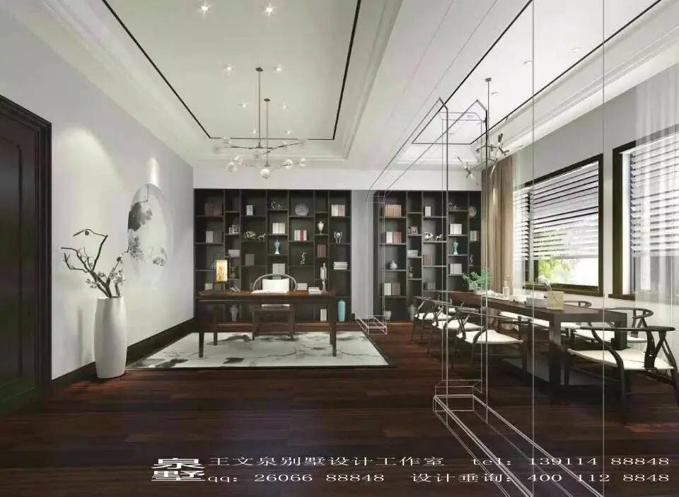 王文泉简欧别墅样板间室内设计,王文泉别墅设计
