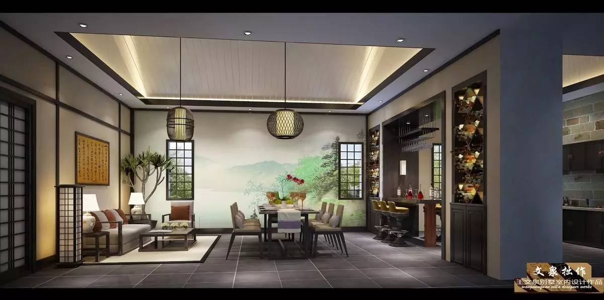 王文泉简欧别墅样板间室内设计,王文泉别墅设计