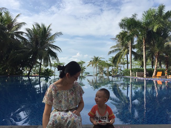 一家三口去三亚,一家三口三亚旅游图片