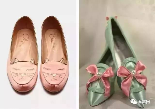 丝绸绣花鞋中高跟女鞋,公主的绣花鞋