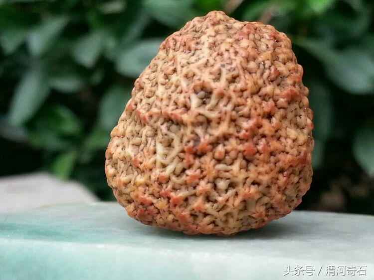 戈壁玛瑙温润如玉,心脏型戈壁玛瑙