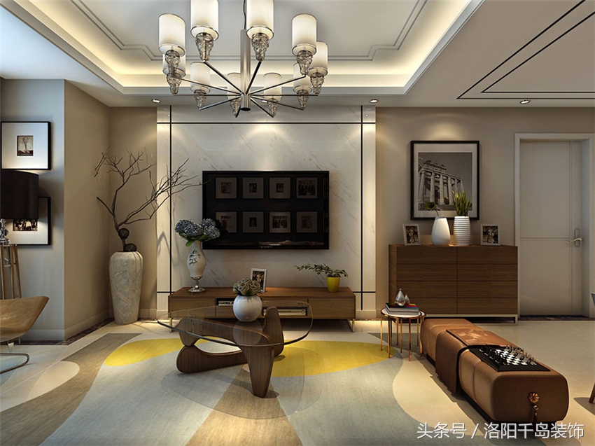 千岛装饰精装修需要多少钱,未来城现代轻奢装修设计效果图