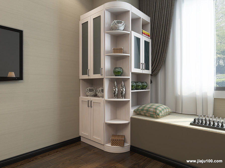 户型不方正斜角房子装修效果图,房间墙柱如何装修设计