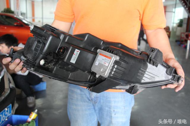 比亚迪唐大灯远光位改装,比亚迪唐改海拉5透镜