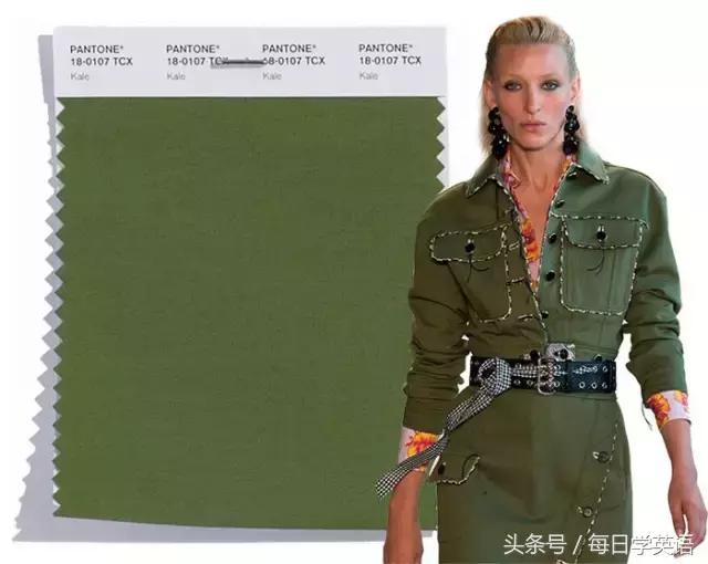 2017年的流行色草木绿,今年流行色薄荷绿
