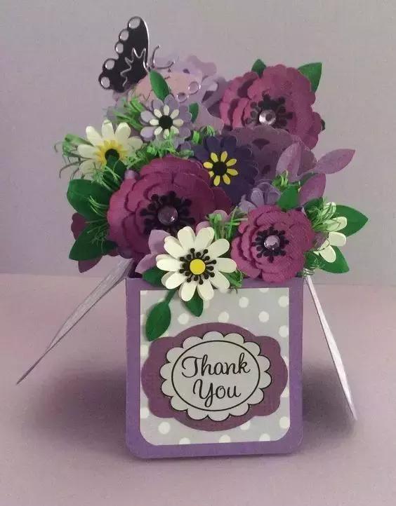 正方形立体盒子贺卡,立体盒子贺卡怎么做