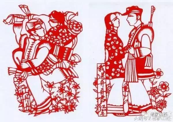 剪出来的乡宁年景