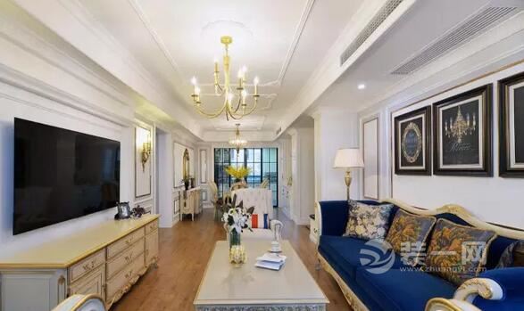 恒大世纪广场79平小户型装修,济南恒大装修效果图三室