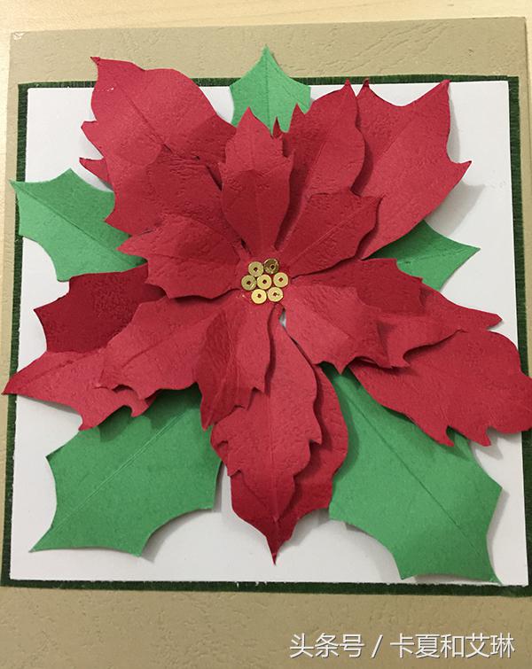 圣诞节简单手工做贺卡送给妈妈,圣诞贺卡手工制作简单易学