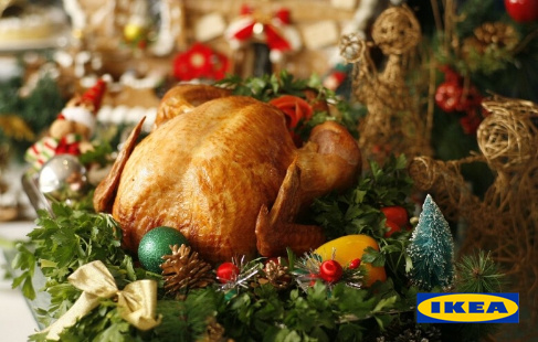 宜家的圣诞幸福氛围,去宜家家居购物的体会