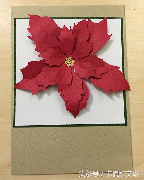 圣诞节简单手工做贺卡送给妈妈,圣诞贺卡手工制作简单易学