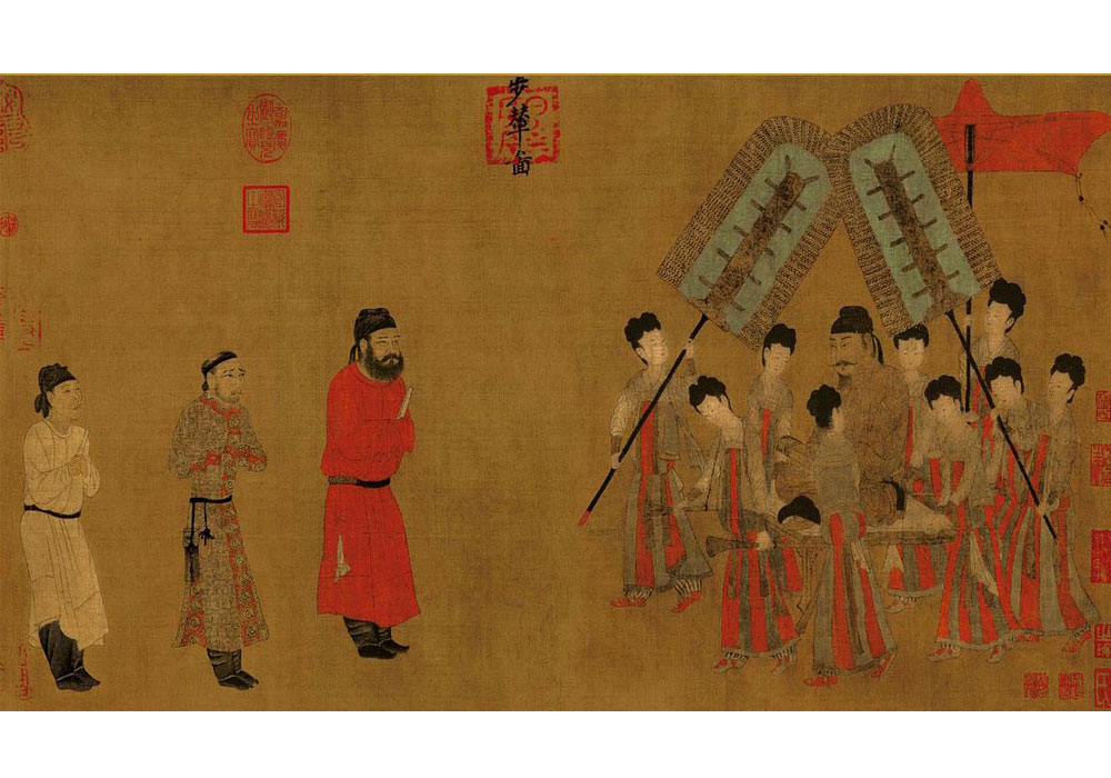 在故宫画画,故宫博物院中的文物绘画