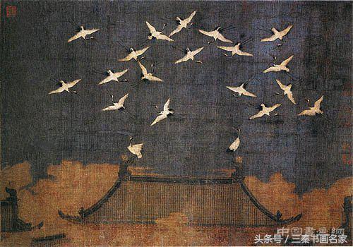 赵佶瑞鹤图文字是写的什么意思,赵佶画瑞鹤图