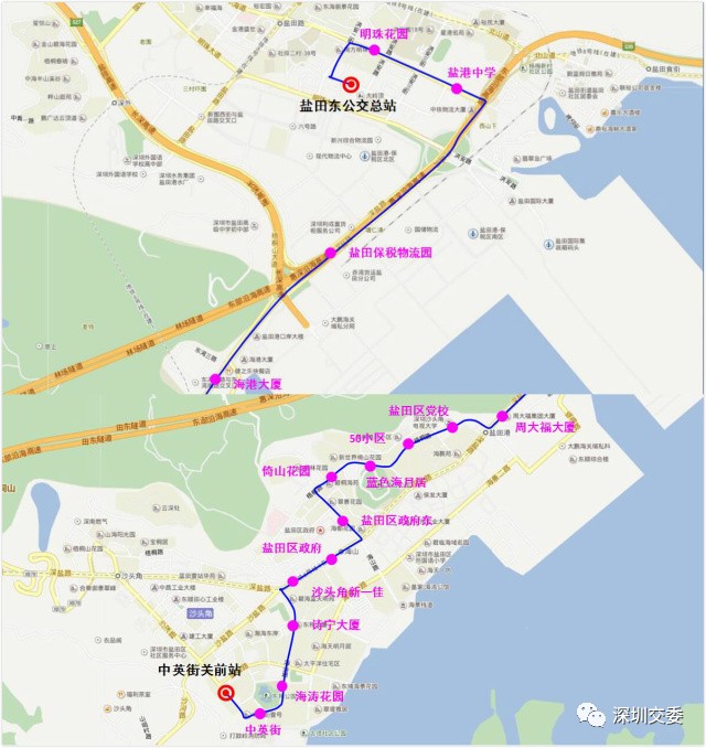 盐田微巴再放大招,新增2条社区微巴
