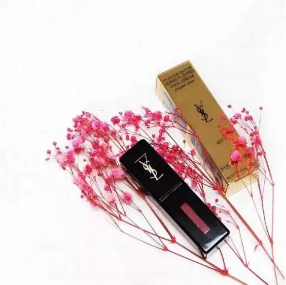 ysl唇釉浆果红血浆红樱桃红试色 (圣罗兰ysl黑管唇釉407试色照片)
