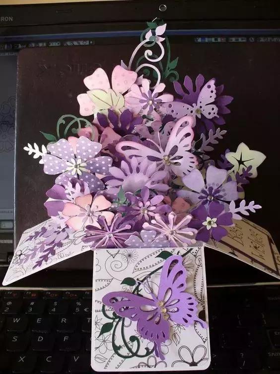 正方形立体盒子贺卡,立体盒子贺卡怎么做