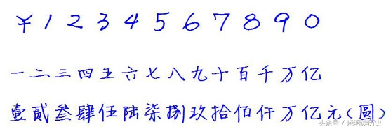 中国历史上大写数字是谁发明的？原来与一位开国皇帝有关！