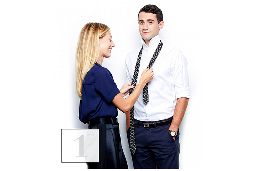 生活小妙招领带打法,生活小技巧系领带