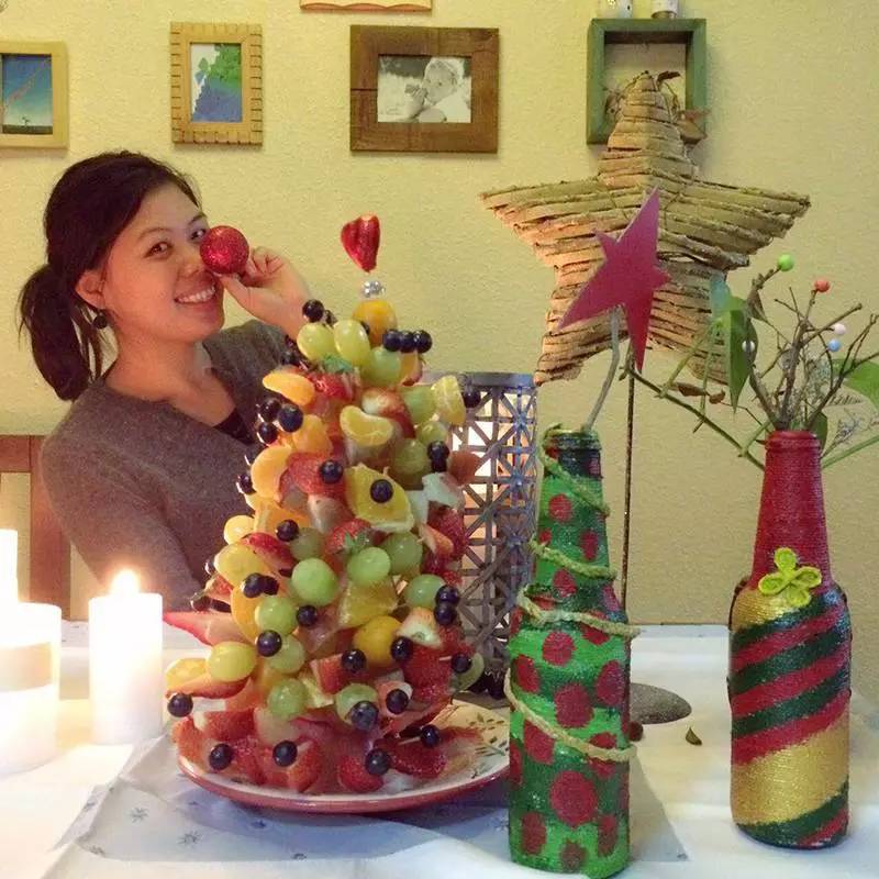 松江张大娘准备这样子过圣诞节