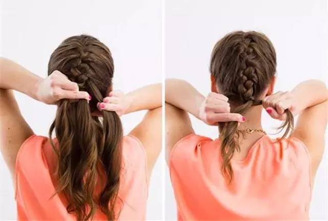 慵懒风鱼尾辫,复古鱼尾辫