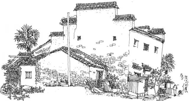 迷人的山水绘画,徽州特色烟雨江南画