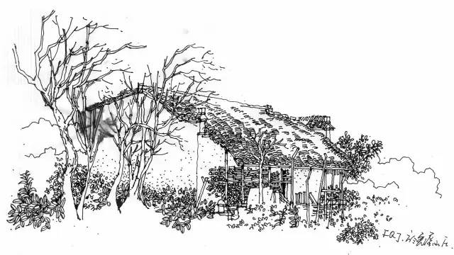 迷人的山水绘画,徽州特色烟雨江南画