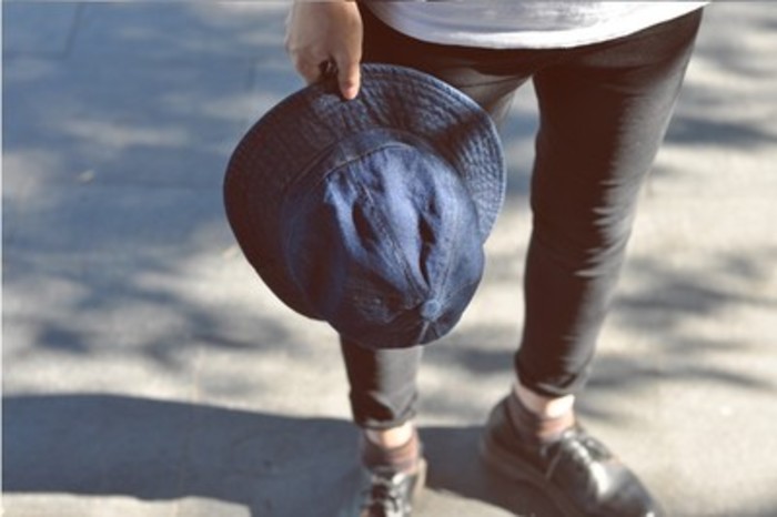 用帽子凹造型,冬季帽子编织法渔夫帽