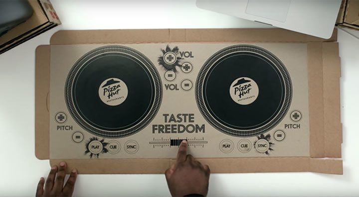 必胜客披萨盒改造,必胜客冬季新品披萨