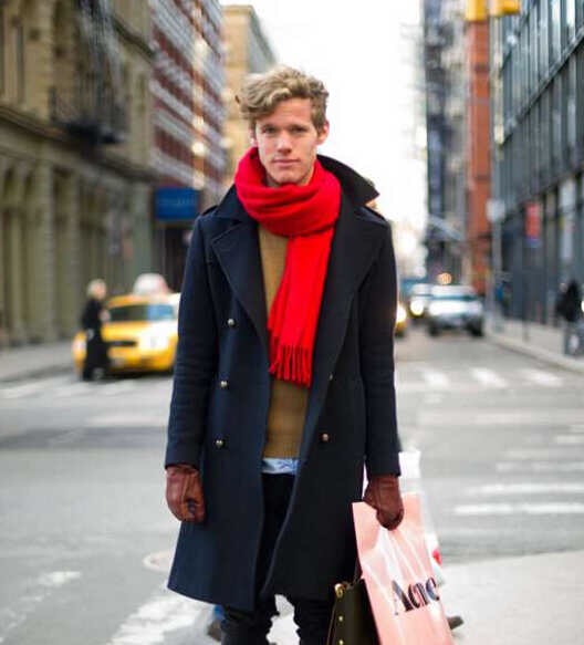 怎样的围巾最舒服,细长型围巾怎么搭配