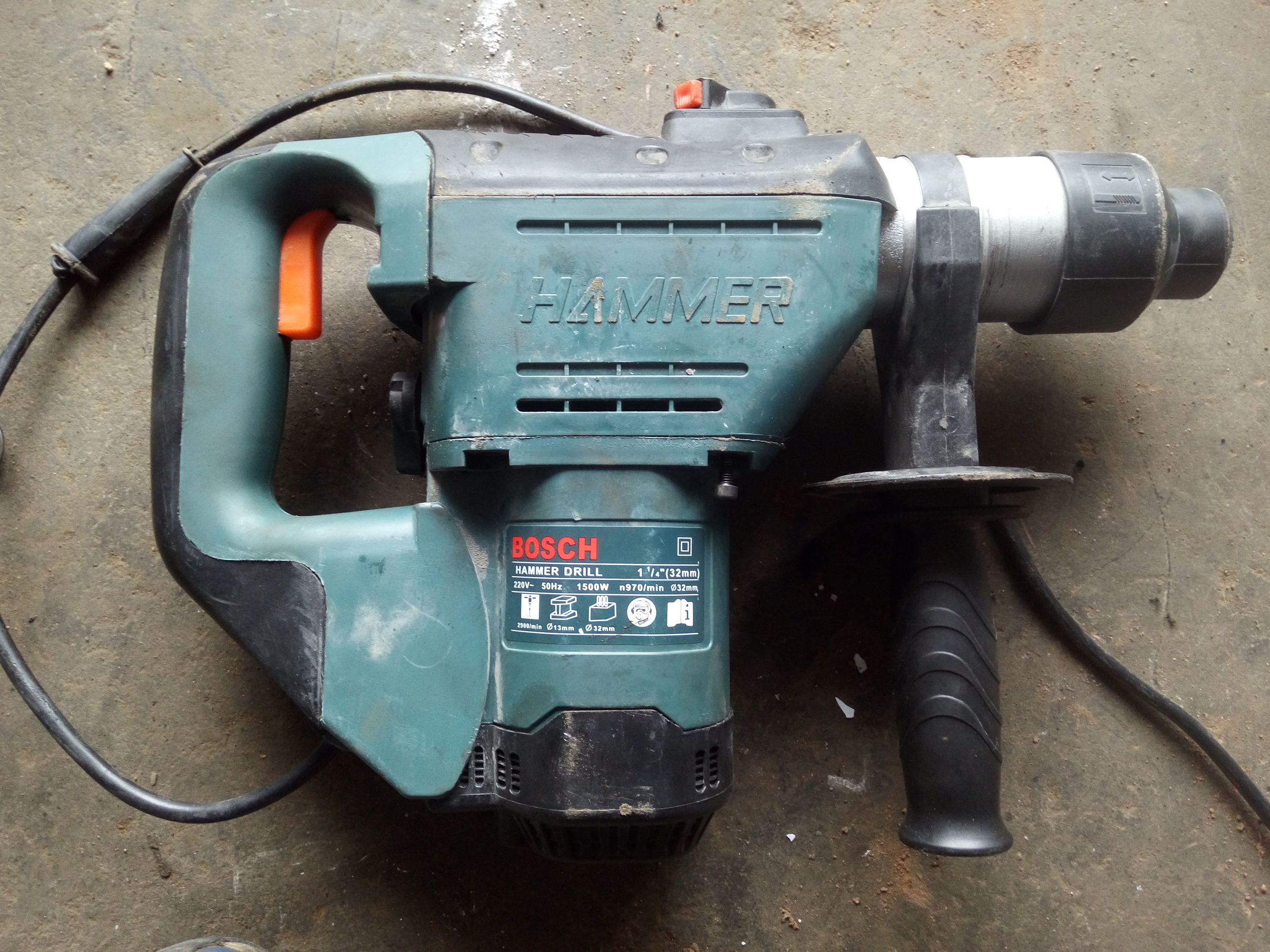 拆解山寨电锤,拆解博世电锤