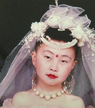 影楼风儿童照,90后经典童年影楼照