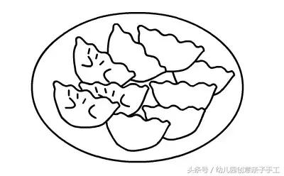 春节灯笼鞭炮简笔画,新年娃娃拿鞭炮简笔画