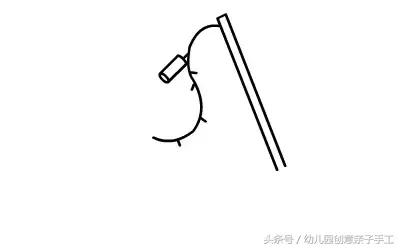 春节灯笼鞭炮简笔画,新年娃娃拿鞭炮简笔画