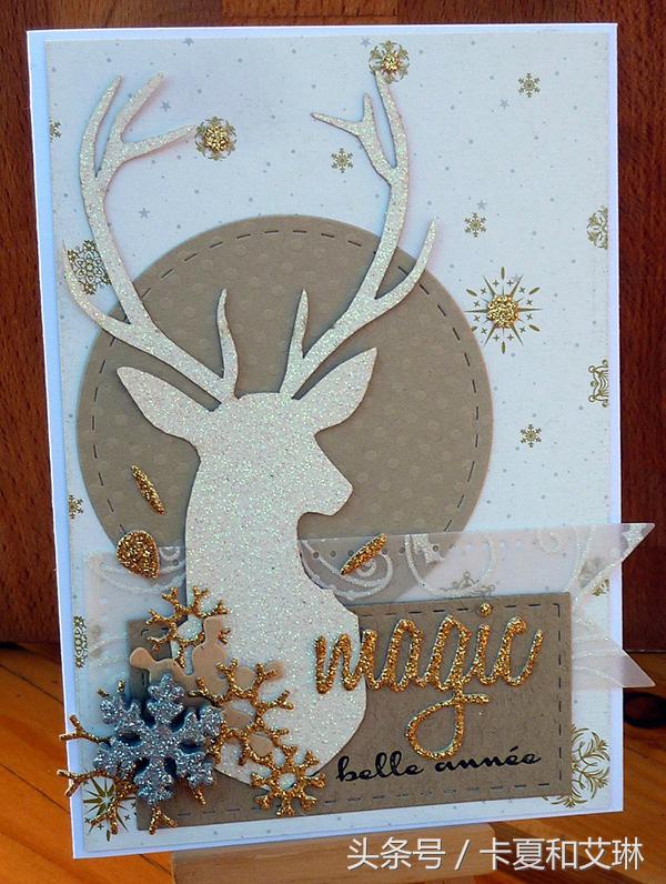 圣诞节简单手工做贺卡送给妈妈,圣诞贺卡手工制作简单易学