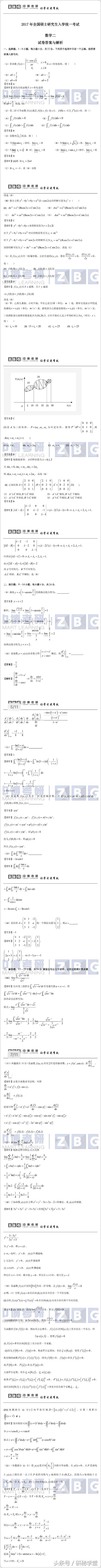 2017考研统考｜北大、科大、人大专家权威专家独家解析！