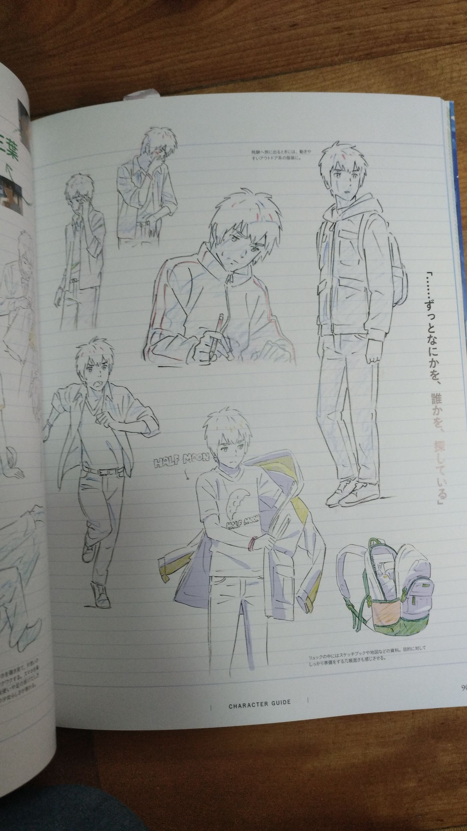 你的名字官方设定集,你的名字官方线稿集