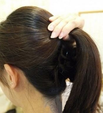 好看的韩式盘发发型图解,好看的韩式发型图片