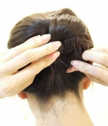 好看的韩式盘发发型图解,好看的韩式发型图片