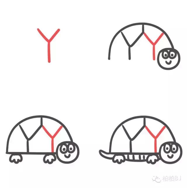 g字母动物简笔画,100个萌萌哒的简笔画动物怎么画