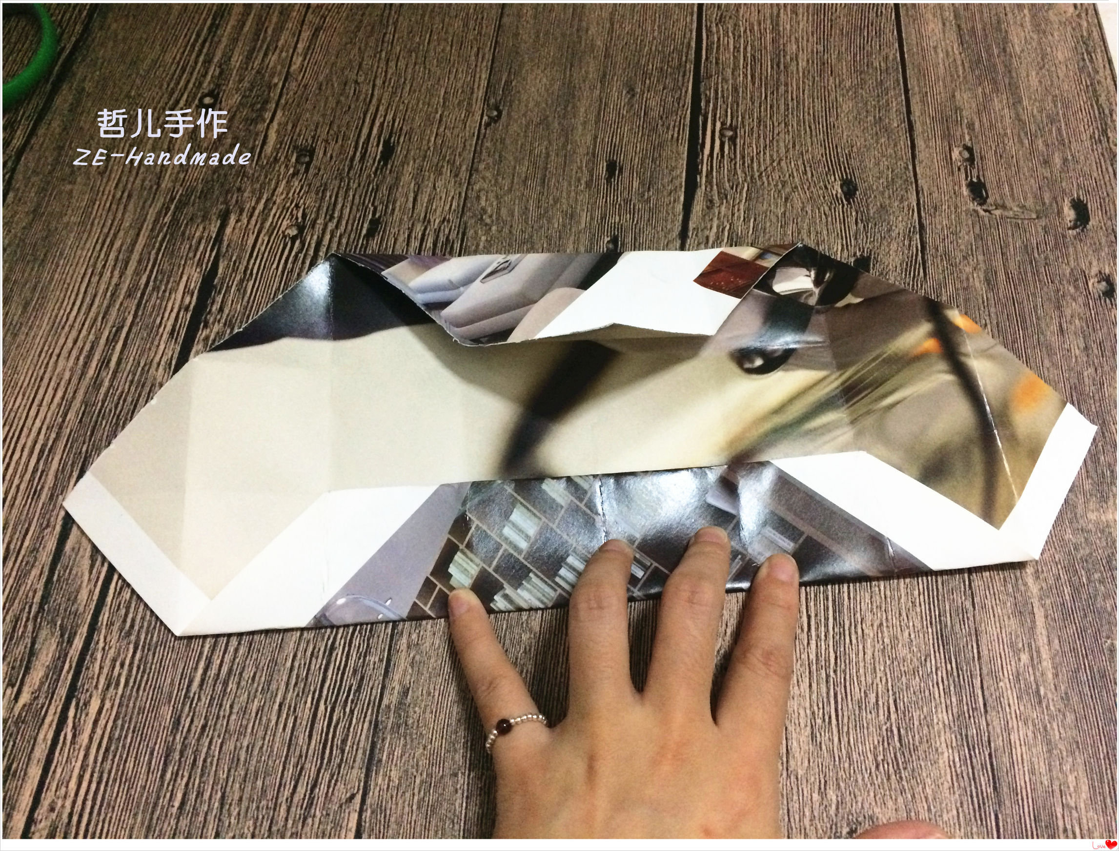 用瓶子折纸的牙签盒,折纸手工储物盒装饰品